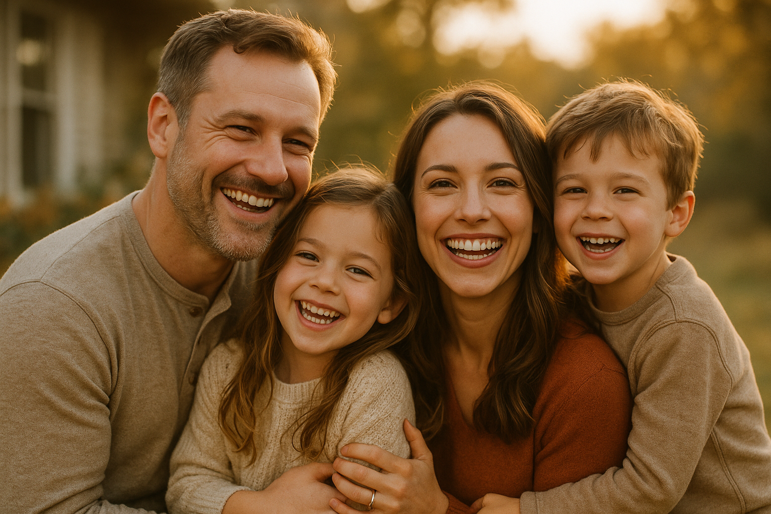Happy family photo